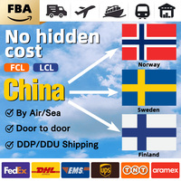 Günstigster Versanddienstleister von China nach Norwegen Schweden Finnland Seefracht Logistik-Service DDP