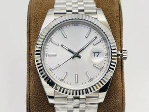 Reloj de pulsera lujoso de acero inoxidable con movimiento mecánico automático, resistente al agua y con esfera de cristal de zafiro azul. - Product Image 1