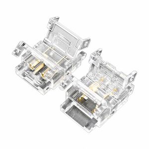 Conector para Tiras LED COB de 2, 3 y 4 Pines, 5mm, 8mm, 10mm, Sin Soldadura, PC IP65, para Tiras de Luz Flexibles RGB CCT - Product Image 1