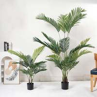 Tanaman Palem Areca Plastik Buatan Dalam Pot Untuk Dekorasi Luar Ruangan Dalam Ruangan Kantor Pernikahan Dekorasi Rumah Tanaman Palsu Tanaman Buatan