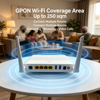 Router WIFI GPON EPON ONU ONT HG6145D2 AC1200 de Doble Banda, Módem de Fibra Óptica con Firmware en Inglés, Terminal de Red Óptica FTTH