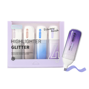 Kmay K-377B-4D กลิตเตอร์4สีสดใสแวววาวปากกาเน้นข้อความโลโก้ที่กำหนดเอง - Product Image 1