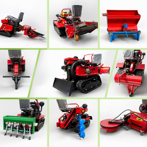 <span class=keywords><strong>Trattore</strong></span> <span class=keywords><strong>Cingolato</strong></span> Agricolo Mini con Fresa Rotante 25HP 35HP Diesel, Coltivatore <span class=keywords><strong>Cingolato</strong></span> Multiuso 180mm di Larghezza, 650KG - Product Image 2
