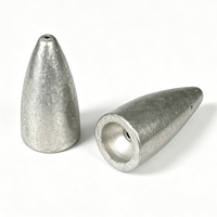 Plombs de pêche en plomb en gros à base encastrée, accessoires pour leurres, OEM