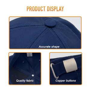 Gorra de Béisbol Unisex de 6 Paneles Personalizada de Fábrica, Logotipo Bordado en 3D, Gorra Deportiva Estructurada de Alta Calidad para Hombre y Mujer - Product Image 4