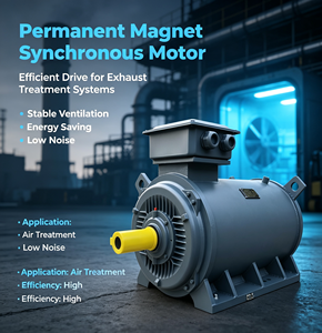 <span class=keywords><strong>Moteur</strong></span> à aimant permanent 45 KW 18,5 KW 4 pôles Isolation classe H Large plage de vitesses Haute densité de couple <span class=keywords><strong>Moteur</strong></span> synchrone à aimant - Product Image 2