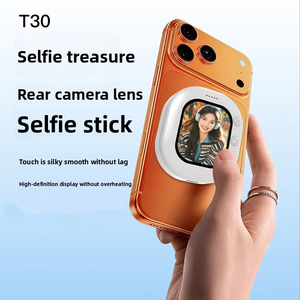 Dispositif de partage d'écran de téléphone portable T30, Bluetooth extérieur, magnétique, pour <span class=keywords><strong>selfie</strong></span>, écran d'affichage, diffusion en direct, télécommande - Product Image 5