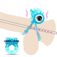 Anillos Vibradores para Pene al por Mayor, Anillo Doble para Pene con Potente Vibrador de Bala, Marca Privada OEM