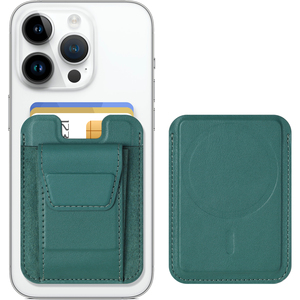 F C <span class=keywords><strong>2</strong></span> EN 1 support PU magnétique porte-monnaie en cuir pour <span class=keywords><strong>apple</strong></span> téléphone carte portefeuille <span class=keywords><strong>magsafe</strong></span> - Product Image 1