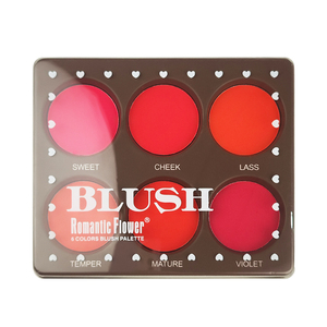 <span class=keywords><strong>Paleta</strong></span> <span class=keywords><strong>de</strong></span> Rubor en Polvo Mate <span class=keywords><strong>de</strong></span> 6 Colores para <span class=keywords><strong>Maquillaje</strong></span> Facial al por Mayor en Stock - Product Image 6