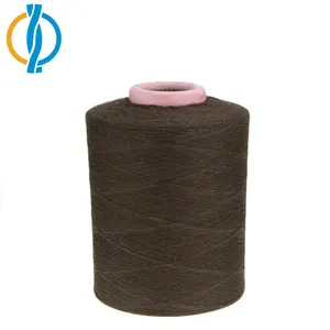 中国工場ブラウンカラー再生綿とポリエステル混紡ミックス糸Ne 16s/1 OEリサイクル綿糸
