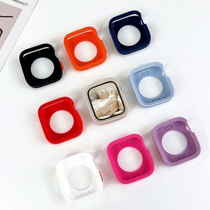 BEEFLYPOWER <span class=keywords><strong>Coque</strong></span> de protection intégrale en TPU bicolore effet bonbon pour <span class=keywords><strong>Apple</strong></span> <span class=keywords><strong>Watch</strong></span> Series 11 10 42 46mm 9 8 Accessoires - Product Image 2