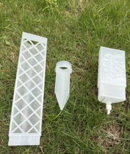 Poteaux modulaires en mousse en plastique de 17 pouces de hauteur pour plantes auto-arrosantes avec finition par injection empilables pour la maison et le jardin - Product Image 1