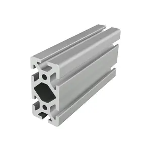 Perfil de aluminio Ranura en T Perfil de extrusión de aluminio industrial Carga pesada 4080 Estructura de Marco