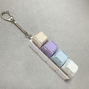 Porte-clés de clavier personnalisé à double couche en plastique ABS, imprimé UV, motif dessin animé, pour cadeau d'affaires - Product Image 5