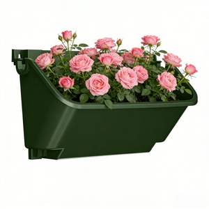 <span class=keywords><strong>Pot</strong></span> <span class=keywords><strong>de</strong></span> fleurs mural vertical en plastique résistant aux chocs et aux intempéries pour plantes et fleurs <span class=keywords><strong>de</strong></span> jardin - Product Image 5