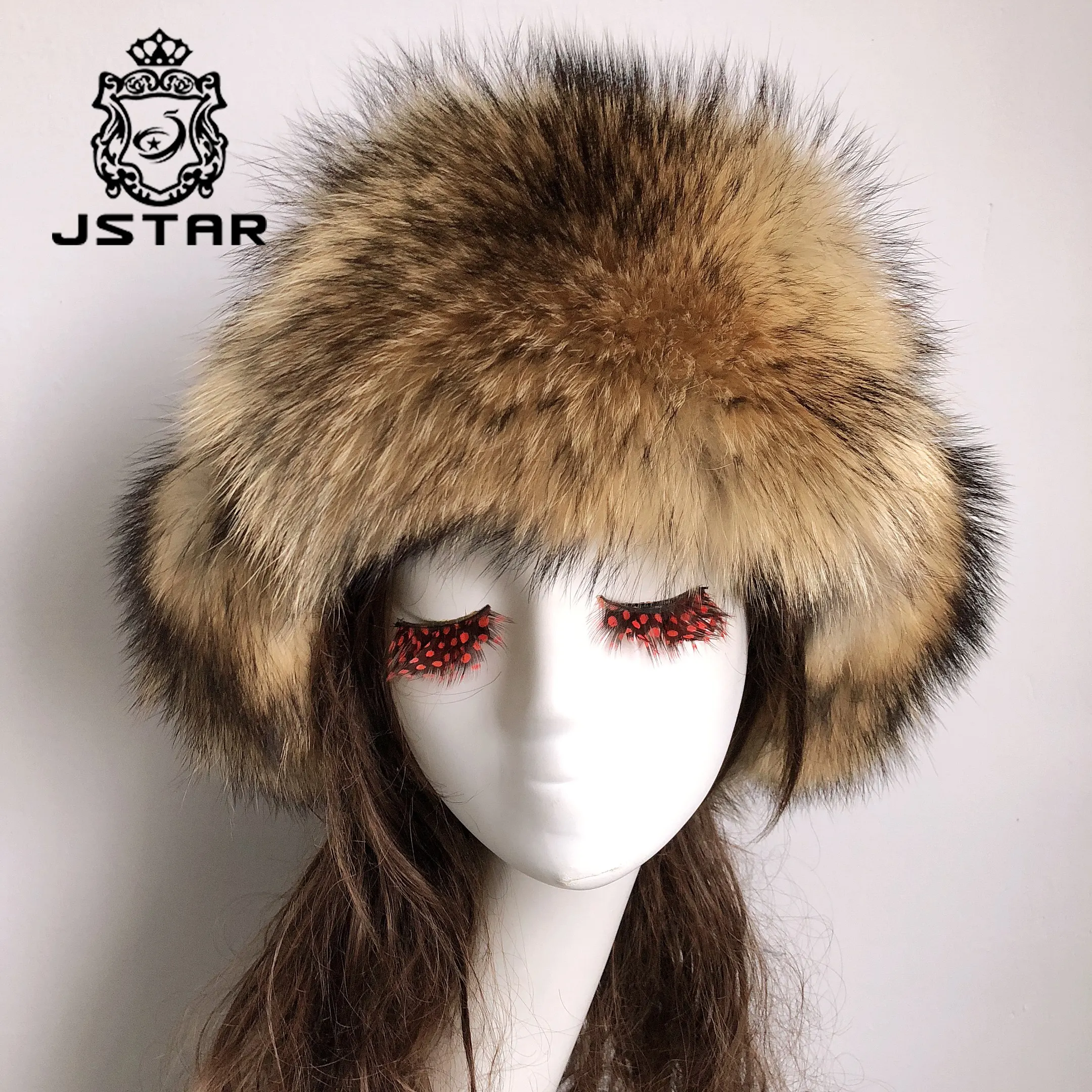 थोक आउटडोर रखने गर्म ushanka टोपी Lei फेंग टोपी बकसुआ रूसी फॉक्स फर सर्दियों टोपी