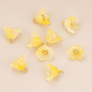 <span class=keywords><strong>MG42</strong></span> 20ชิ้น/ล็อต, เครื่องประดับอัญมณีขายส่ง, ชุบทอง18K, ทองแดง, ดอกไม้แก้ว, เสน่ห์, จี้แบบ DIY, เครื่องมือช่างทำต่างหู - Product Image 6