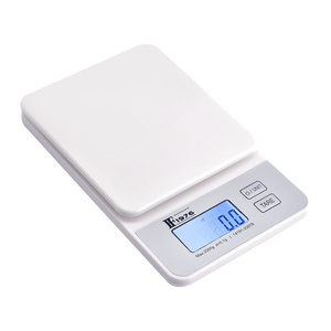 Balance de cuisine électronique Veidt avec écran rétroéclairé bleu, plateau en plastique pour aliments et bijoux, modèle 14191-2087B bleu - Product Image 1