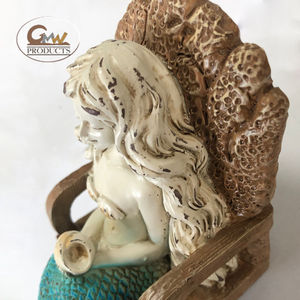Hot Verkoop Hand Schilderen Hars Mermaid Haak Geschikt Voor Thuis Decoratie - Product Image 6