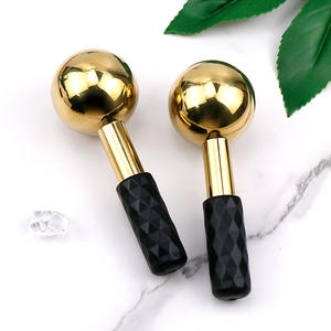 KKS-Rodillo de acero inoxidable para masaje Facial, Bola de masaje para Spa de belleza de la piel, frío y caliente - Product Image 3