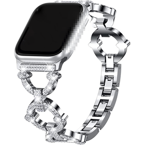 <span class=keywords><strong>O</strong></span>-Shape สายโลหะแวววาวสำหรับแอปเปิ้ลวอทช์45มม. 49มม. 41มม. 44มม. 42มม. - Product Image 5