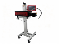 Graveur laser UV en ligne haute précision multi-matériaux DXF PLT pour flacons compte-gouttes cosmétiques, tubes à essai médicaux, pièces électroniques en plastique