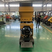 Mini-dumper sur chenilles HDL YH-500S avec système de levage de 500 kg pour le transport en construction et en jardinage