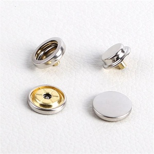 Custom Design Logo moda copertine Decorative in ottone ferro in lega di zinco quattro parti spingere il pulsante a pressione in metallo per abbigliamento - Product Image 3