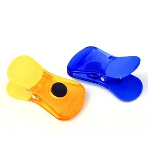 Ensemble de couleur de six puces magnétiques Snack Bag Fun Fridge Clips alimentaires d'étanchéité en plastique Clips d'étanchéité de sac