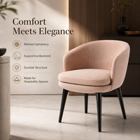 Fauteuil de salon rembourré moderne pour restaurant, hôtel, café, bar, salon, bureau, mobilier commercial