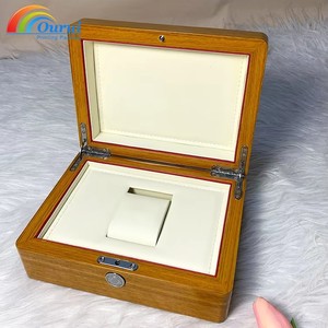 Factory Direct Luxury <b>Square</b> Wooden Watch Box <b>Set</b> Original Single Brand Protective Packaging for Men's Watches Stock Luxury Gift - Product Image 2