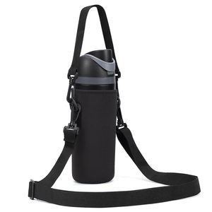 กระเป๋าใส่ขวดน้ำพร้อมสายสะพายไหล่ปรับได้สำหรับโอวาลา 24 ออนซ์ ฝาครอบขวดน้ำแบบหุ้มฉนวนสำหรับโอวาลา ฟรีซิป - Product Image 1