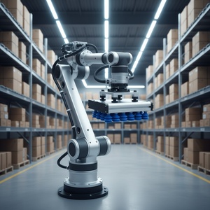 Pince à vide pneumatique robuste en alliage d'aluminium de 200 mm pour bras robotisé, longueur 550 mm, pour palettisation de cartons en bois, actionneur CPSR - Product Image 1