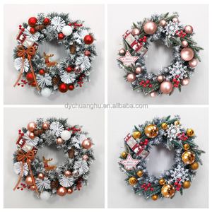 Couronnes de Noël populaires vendues directement par l'usine – Décorations de porte de Noël 30/40/50/60 cm pour les décorations de Noël - Product Image 2