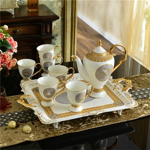 Professional Manufacturer Competitive Price Mosaic Ceramic Bone China Eco-Friendly Ethiopian Coffee Rekebot <b>Tea</b> <b>Set</b> - Product Image 1