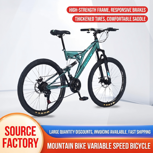 <span class=keywords><strong>VTT</strong></span> en alliage d'aluminium 24 vitesses |   Vélo de montagne pour adultes de <span class=keywords><strong>26</strong></span> <span class=keywords><strong>pouces</strong></span> |   Freins à disque doubles |   Vélo professionnel léger |   Prix d'usine - Product Image 4