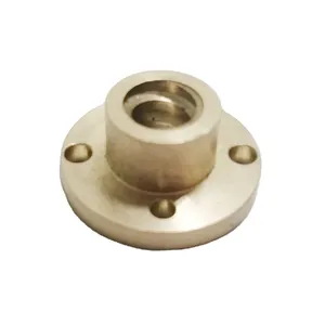 Copper Connector Fix Screw Blind Nut Bolt High Precision Metal Parts CNC Machining Brass Custom Metal Factory Machined