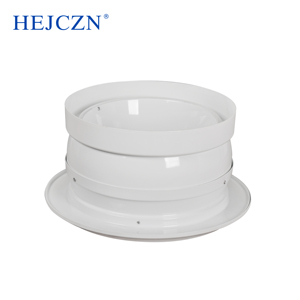 Hvac trần gắn <span class=keywords><strong>Air</strong></span> Outlet trắng phun có thể điều chỉnh máy bay phản lực vòi phun khuếch tán cho sân bay và trung tâm mua sắm - Product Image 3