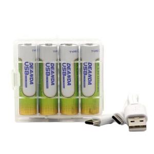 Tốt <span class=keywords><strong>AA</strong></span> <span class=keywords><strong>Lithium</strong></span> có thể sạc lại pin 1.5V USB-C cho đồ chơi và người tiêu dùng điện tử hình trụ mô hình - Product Image 5