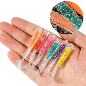 Kit d'Appâts Souples 61 Pièces de Haute Qualité, Leurres Vers Artificiels, Kit d'Hameçons Plombés pour la Pêche, Ensemble d'Appâts Souples 17.5*10*3cm 197g - Product Image 3