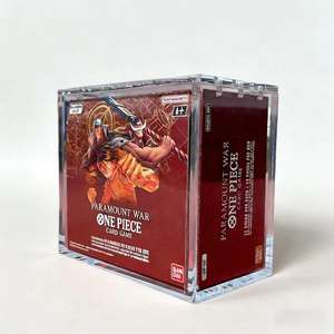 กล่องอะคริลิคใส่การ์ด TCG แบบพกพา เป็นมิตรกับสิ่งแวดล้อม RAY-one Piece กล่องอะคริลิคภาษาอังกฤษ สำหรับใส่การ์ด<span class=keywords><strong>เกม</strong></span> บูสเตอร์บ็อกซ์ ภาษาอังกฤษ ของแท้ - Product Image 1