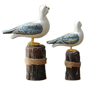 Statua antica su ordinazione dell'uccello del <span class=keywords><strong>giardino</strong></span> per l'arredamento decorativo della resina - Product Image 2