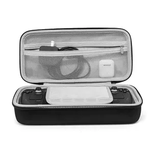 Wholesale Portable Custom EVA Hard Protective Ultra Slim Black Case Cover For Steam Deck Console Game Accessories