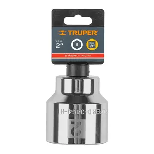 Boîte de 3 douilles de 2 pouces, 6 points, entraînement de 3/4 pouces, TRUPER - Product Image 4