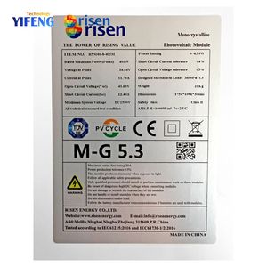 Risen 545 410 405 450 670W 545W <span class=keywords><strong>550</strong></span> W 450W 400W 390W <span class=keywords><strong>550</strong></span> W Panneau solaire Titan Energy Rsm132 1328 <span class=keywords><strong>Wp</strong></span> S Bifacial Rsm Co Full Black - Product Image 5
