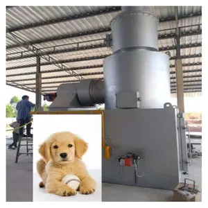 Sem fumo de crematório forno para fábrica de animais