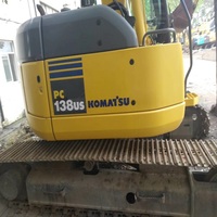 Excavadora de cadenas Komatsu PC 138 usada de 2022, maquinaria de construcción de 13 toneladas con motor, caja de cambios y bomba, en oferta.