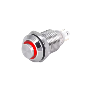 10mm IP65 1NO Home Appliance Push Button <b>Switch</b> <b>12V</b> 24V DC 110V 220V AC High head with <b>light</b> - Product Image 1
