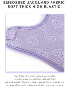 สายจูงสุนัขแบบปรับได้พร้อมคลิปหนีบด้านหลังผ้าฝ้ายให้ความอบอุ่นอิสระสีชมพูอ่อน - Product Image 4